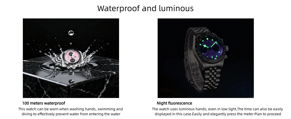 2026 New PAGANI DESIGN 1813 BB Flamingo Chronograph Luxury Sports Quartz Watch Men Sapphire  100M Waterproof Fashion Wristwatch