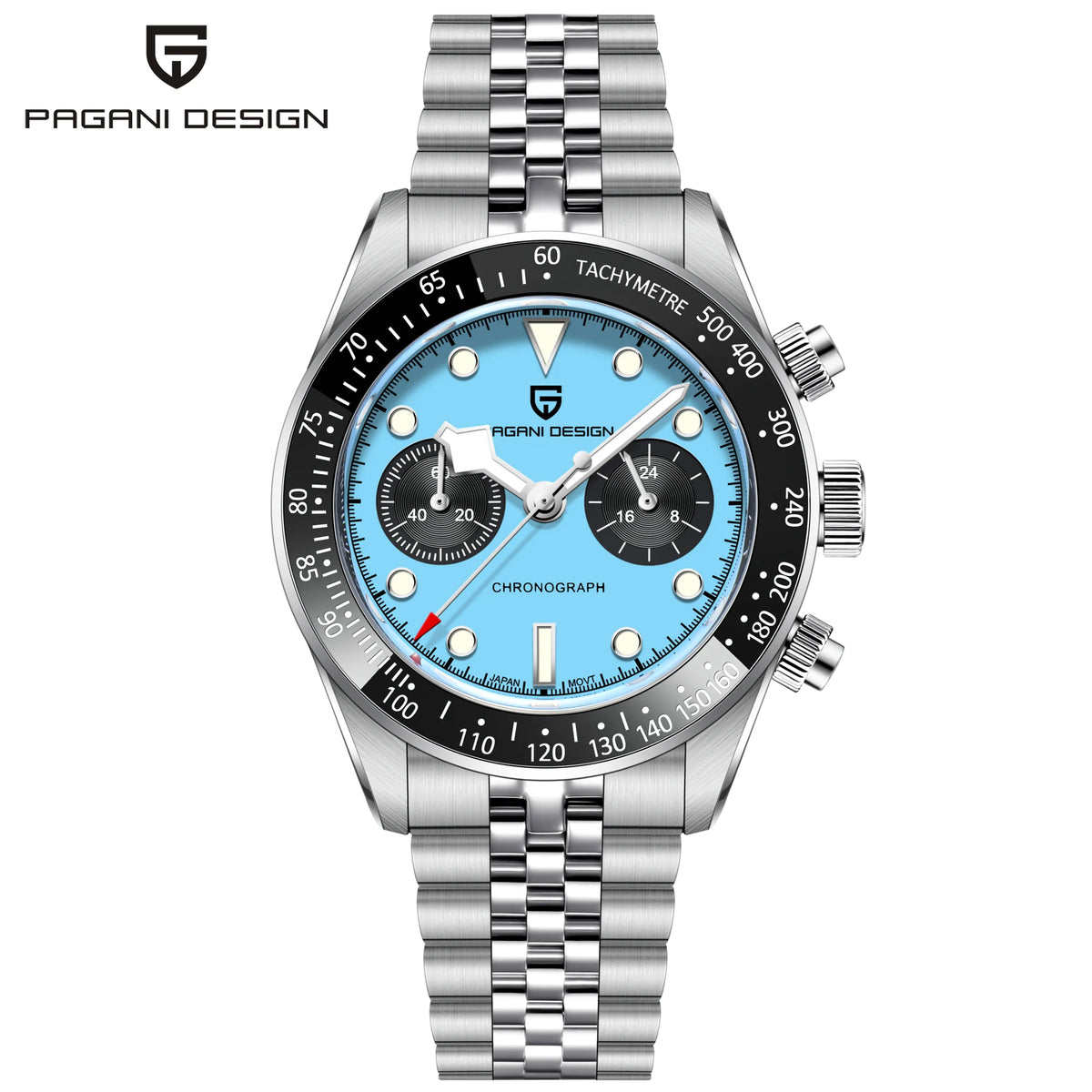 2026 New PAGANI DESIGN 1813 BB Flamingo Chronograph Luxury Sports Quartz Watch Men Sapphire  100M Waterproof Fashion Wristwatch