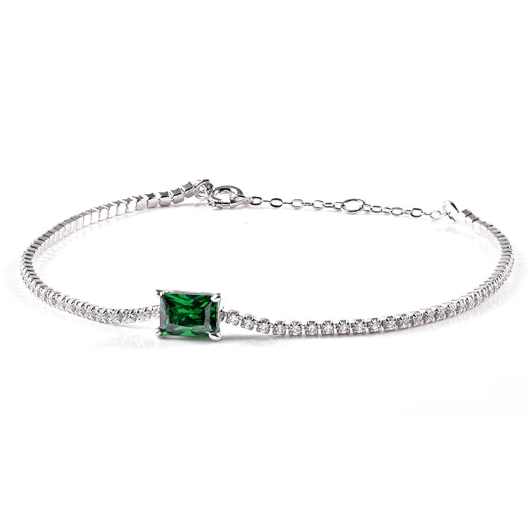 Wholesale Luxurious Jewelry Set Green Emerald 925 Jewelry Set Wedding Jewelry Set Bridal for Women