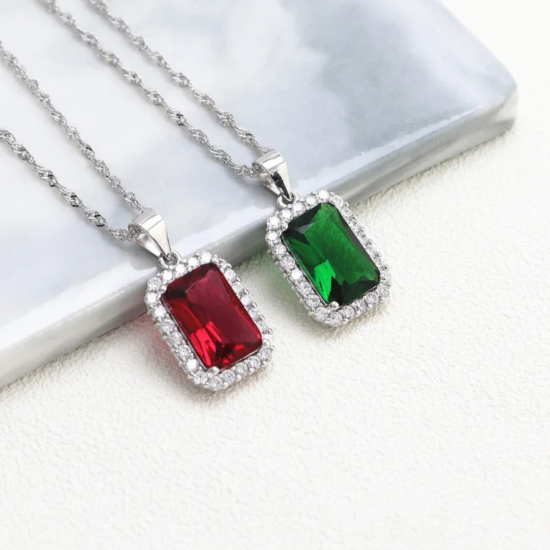Sterling Silver 925 Wedding Stud Earrings Ring Necklace Inlaid Tourmaline Gem Jewelry Nigerian Wedding Jewelry Set Flowers