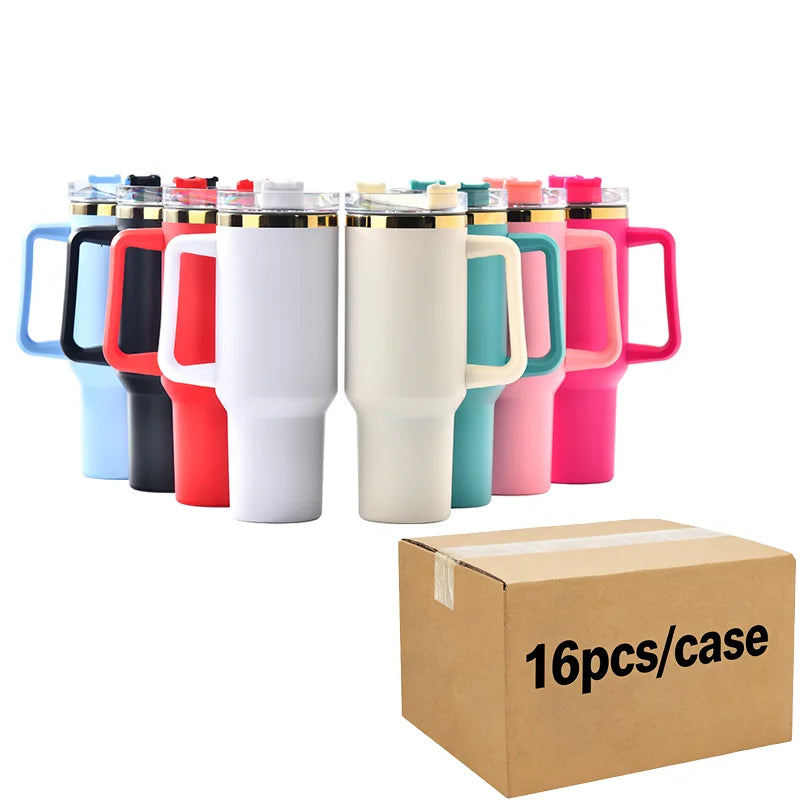 Us in Stock 40 OZ Sparkle Rhinestone Eco Friendly Coffee Cup 40OZ insulated Tumbler for Home Office Outdoor Daily Use