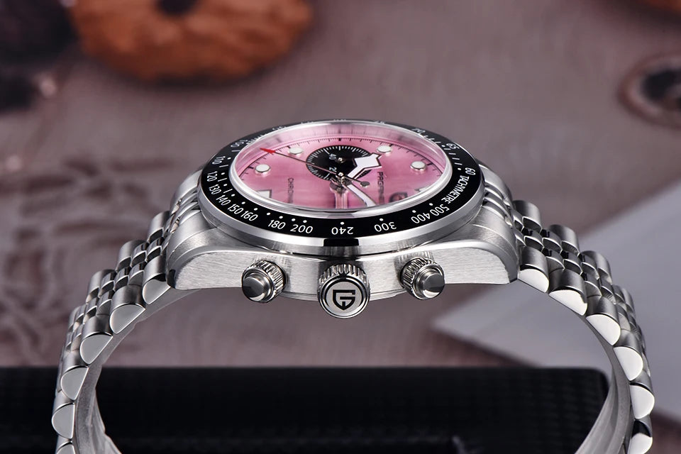 2026 New PAGANI DESIGN 1813 BB Flamingo Chronograph Luxury Sports Quartz Watch Men Sapphire  100M Waterproof Fashion Wristwatch