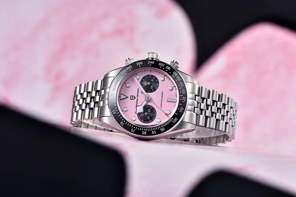 2026 New PAGANI DESIGN 1813 BB Flamingo Chronograph Luxury Sports Quartz Watch Men Sapphire  100M Waterproof Fashion Wristwatch