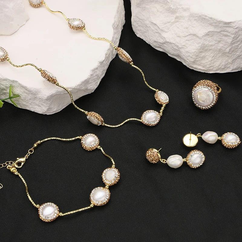 Hot Selling 18k Stainless Steel Gold Plated Bridal Wedding Jewelry Sets Luxury Saudi Zirconia Dubai Jewellery Set for Women