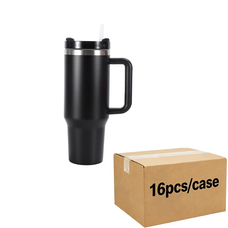 Us in Stock 40 OZ Sparkle Rhinestone Eco Friendly Coffee Cup 40OZ insulated Tumbler for Home Office Outdoor Daily Use