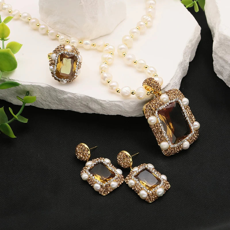 Hot Selling 18k Stainless Steel Gold Plated Bridal Wedding Jewelry Sets Luxury Saudi Zirconia Dubai Jewellery Set for Women