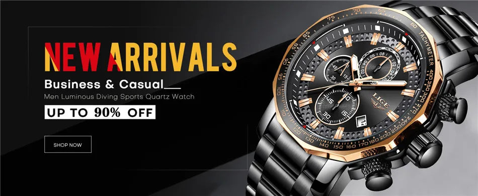 Nouveau Sport Chronographe Hommes Montres Top Marque De Luxe En Acier Plein Quartz Horloge Étanche Grand Cadran Montre Hommes