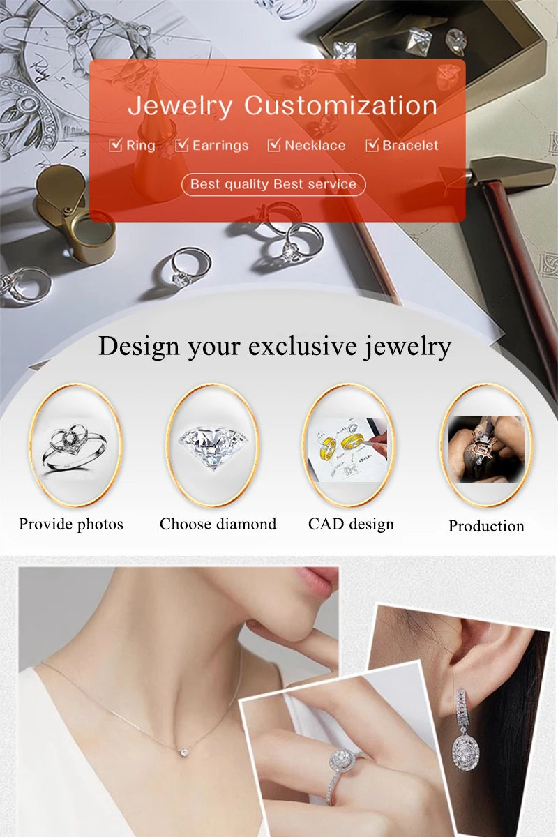 Bracelet réglable en argent pour homme et femme, bijoux en acier inoxydable, Moissanite blanche, degré d'eau pour le bain et la natation, 4mm