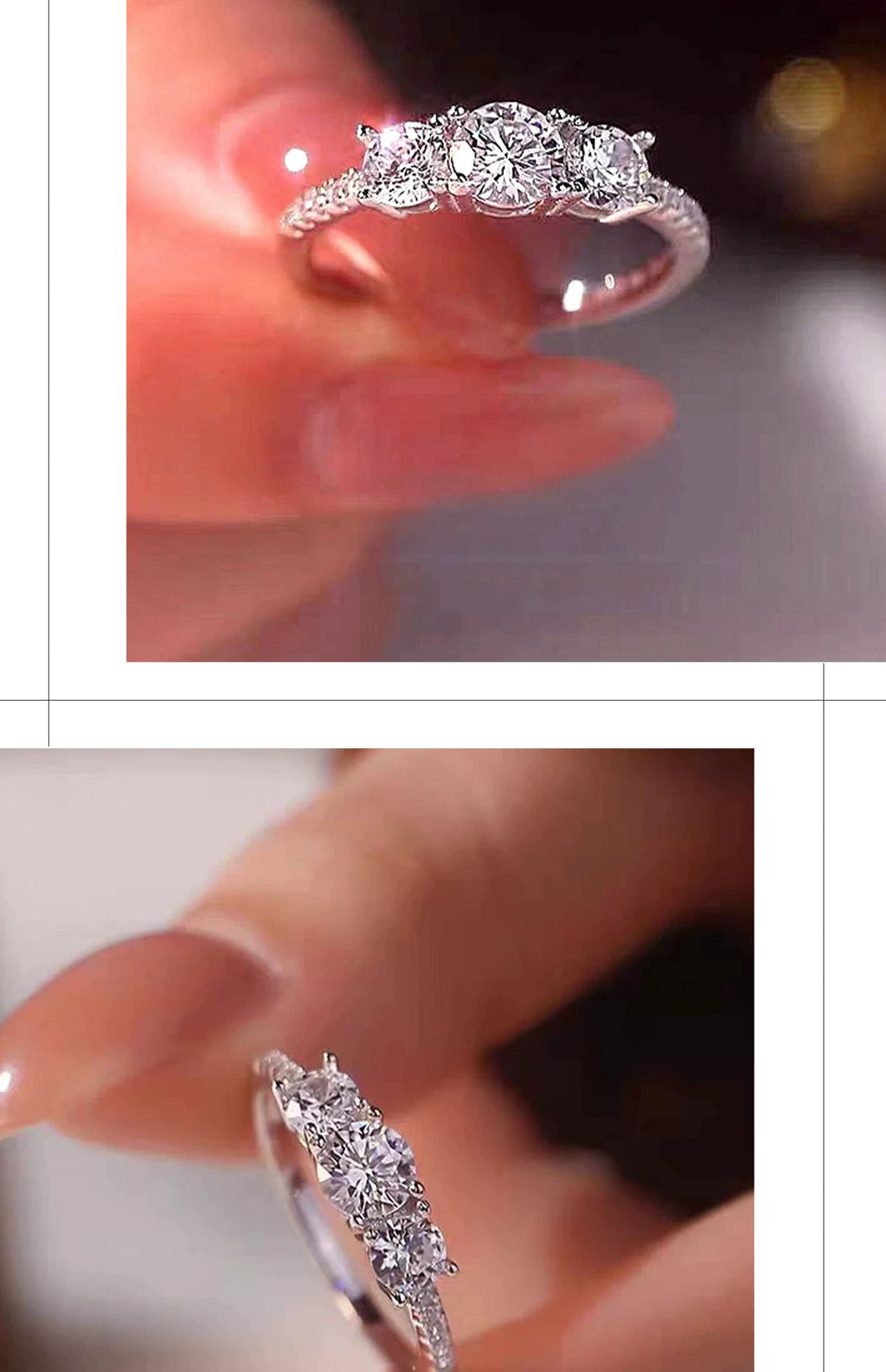 ANDYWEN 1CT éternité D couleur Moissanite bague 925 en argent Sterling luxe alliance promesse anneaux femmes bijoux fins cadeau