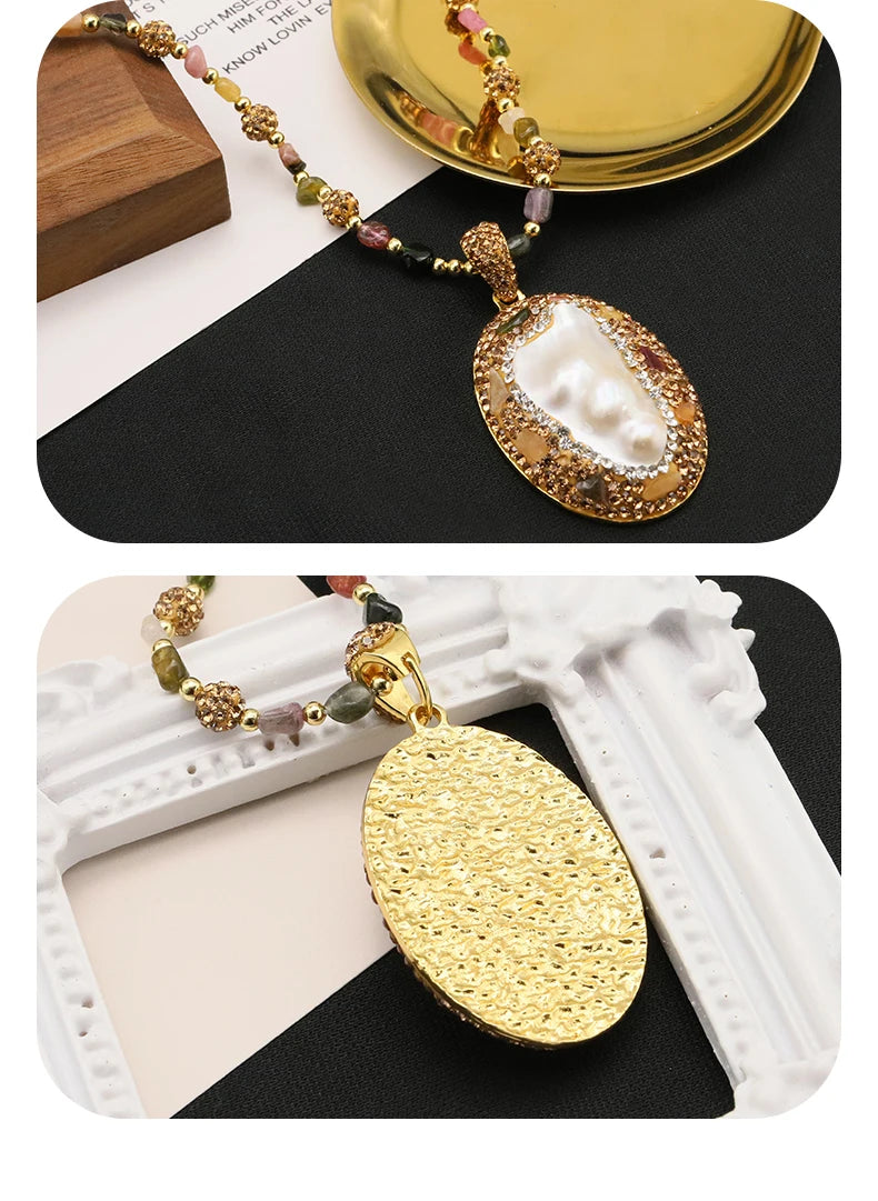 Bijoux en perles naturelles baroques pour femmes, collier, Bracelet, boucle d'oreille, bague, ensembles élégants pour femmes, ensemble de luxe pour femmes, cadeaux