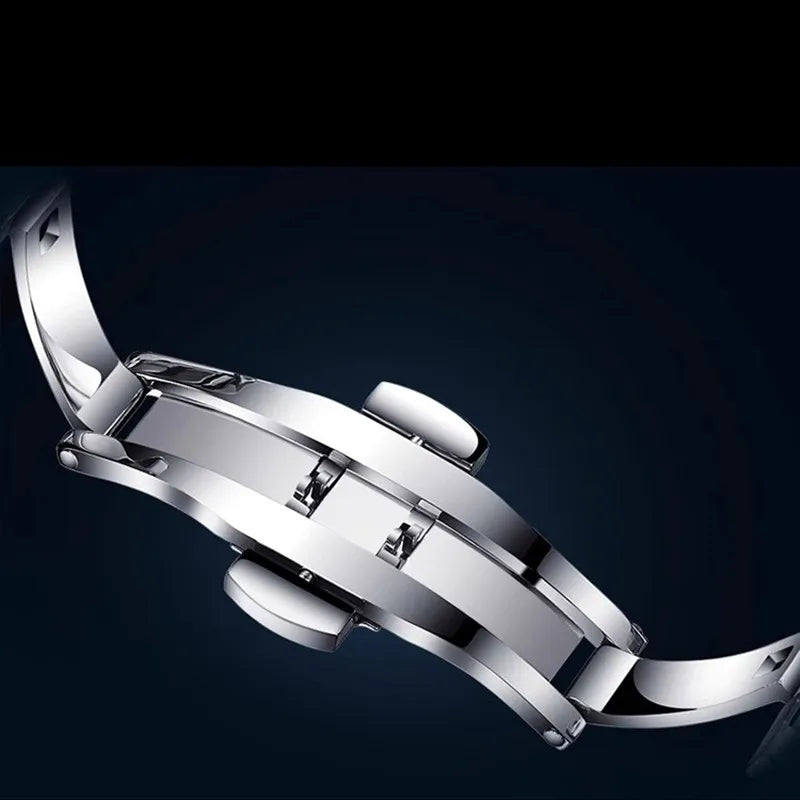 Montre Homme CARNIVAL Montre d'affaires mécanique pour hommes marque de luxe Montre-bracelet automatique 50M étanche 2024 Homme Reloj Hombre