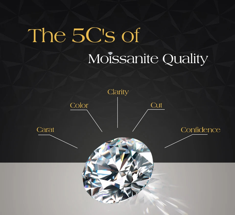 ATTAGEMS-Bagues en diamant Moissanite pour hommes et femmes, 3 matiques rondes, argent S925 plaqué or, bijoux de fête de fiançailles, cadeau, nouveau, 1,2 CTW