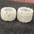 Bijoux joyas pour hommes, bagues en pierres précieuses, clés en jade antiques, sculptures classiques, totems de bon augure, cadeaux à collectionner, 1 pièce/lot