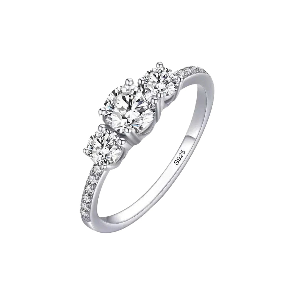 ANDYWEN 1CT éternité D couleur Moissanite bague 925 en argent Sterling luxe alliance promesse anneaux femmes bijoux fins cadeau