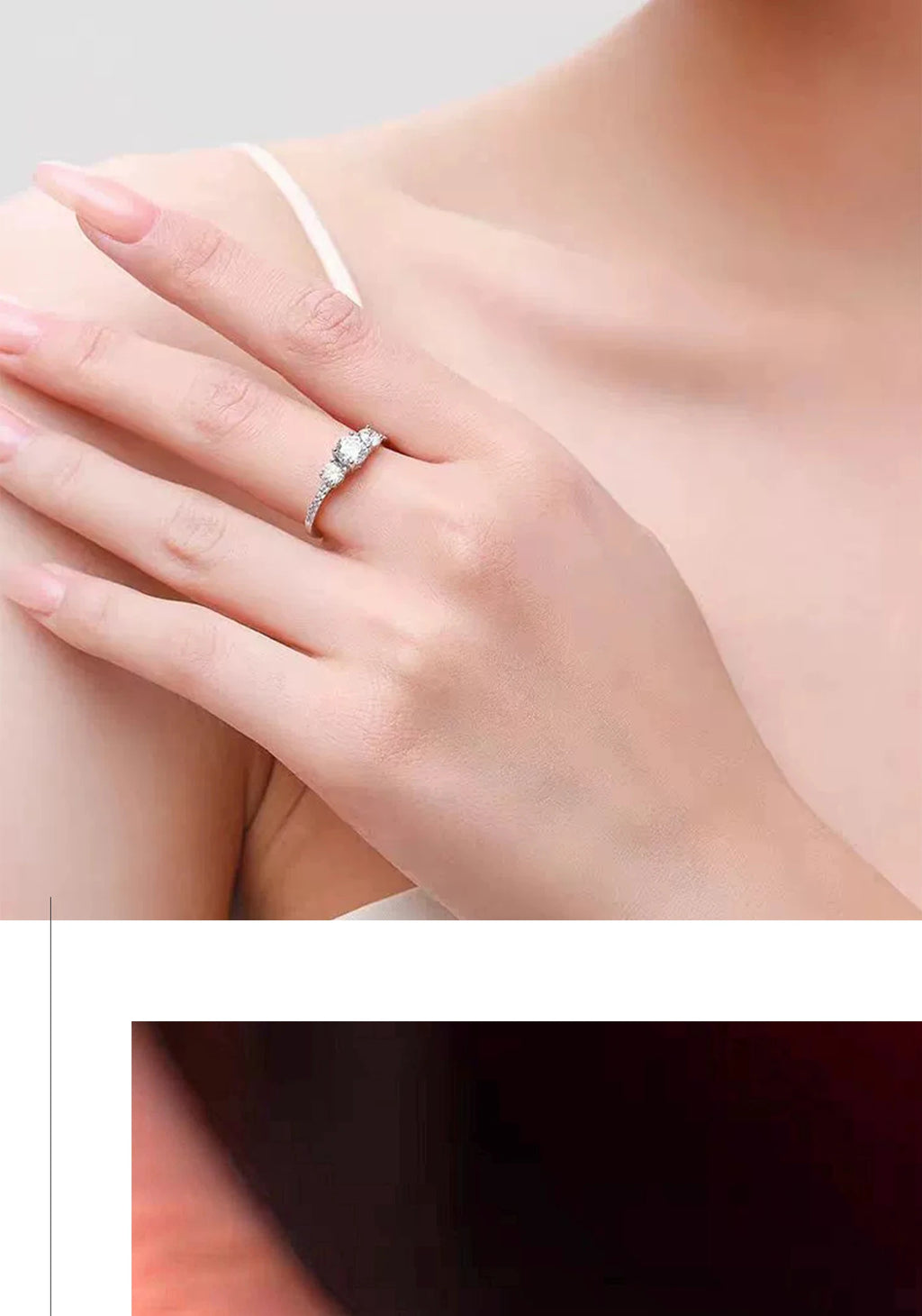 ANDYWEN 1CT éternité D couleur Moissanite bague 925 en argent Sterling luxe alliance promesse anneaux femmes bijoux fins cadeau