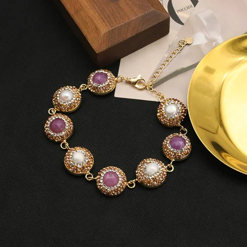 Parure de bijoux pour femmes en perles baroques naturelles, collier, bracelet, boucles d'oreilles, bague, ensemble élégant de luxe pour femmes, cadeaux GS0201