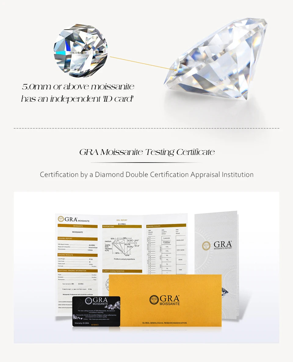 ATTAGEMS-Bagues en diamant Moissanite pour hommes et femmes, 3 matiques rondes, argent S925 plaqué or, bijoux de fête de fiançailles, cadeau, nouveau, 1,2 CTW