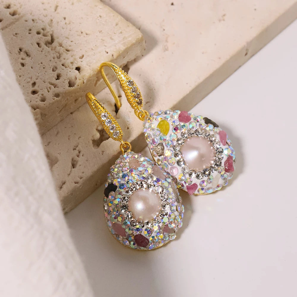 Parure de bijoux pour femmes en perles baroques naturelles, collier, bracelet, boucles d'oreilles, bague, ensemble élégant de luxe pour femmes, cadeaux GS0201
