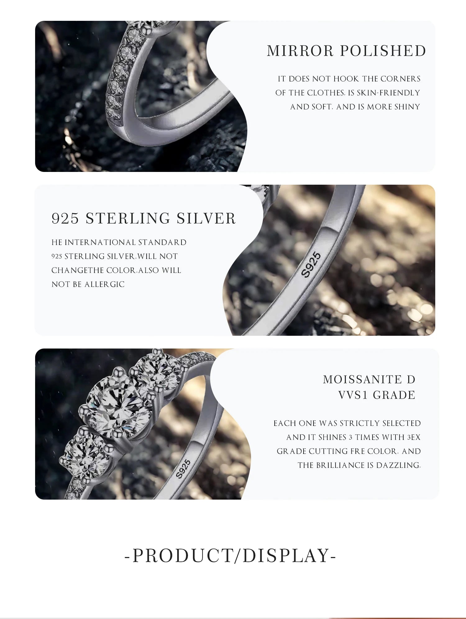 ANDYWEN 1CT éternité D couleur Moissanite bague 925 en argent Sterling luxe alliance promesse anneaux femmes bijoux fins cadeau